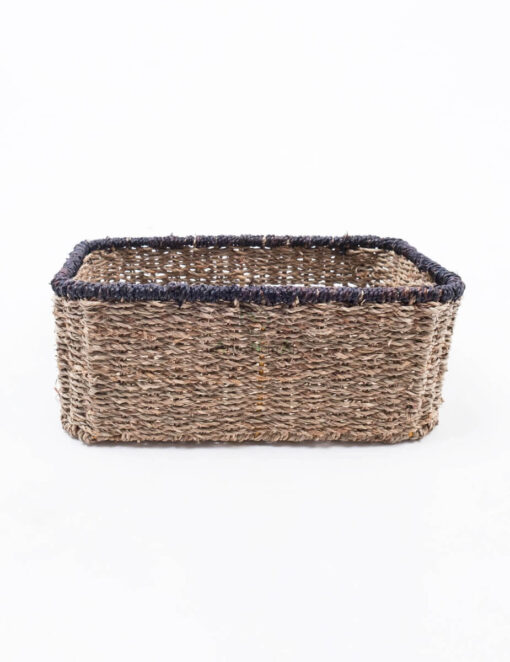 Open-front Rectangular Seagrass Storage Baskets Wholesale SG 06 03 006 01