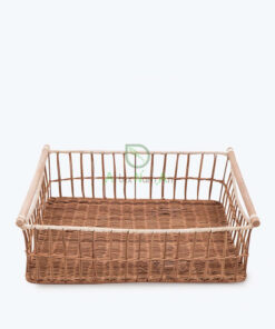 Handwoven rattan indoor plant pots for wholesale