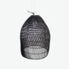 Natural large black chandeliers pendant lampshades also woven rattan hanging lamp for home decor