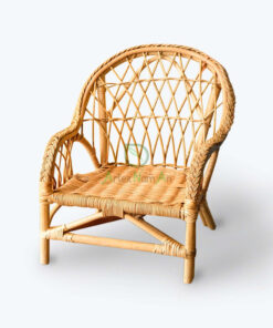 Eco-friendly Kids Furniture Small Round Brown Rattan Baby Chair Also Outdoor Patio Garden Chairs And Beach Chairs For Kids