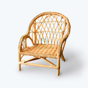 Eco-friendly Kids Furniture Small Round Brown Rattan Baby Chair Also Outdoor Patio Garden Chairs And Beach Chairs For Kids