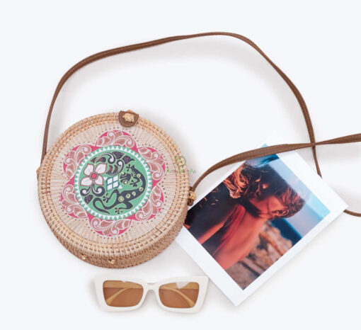 Natural Rattan Vintage Bag Bali Straw Bag Material Wholesale