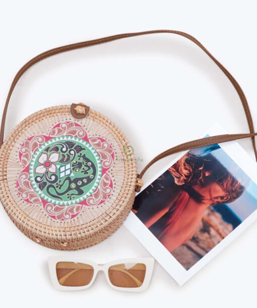 Natural Rattan Vintage Bag Bali Straw Bag Material Wholesale