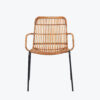 Rattan Chair Wholesale With Black Steel Stand R 53 15 006 01