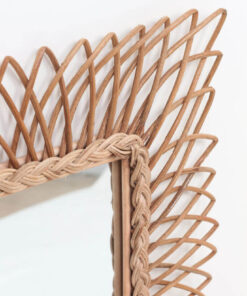 Rectangular Rattan Decorative Mirror R 68 28 001 01