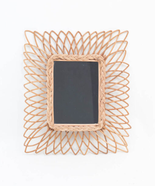 Rectangular Rattan Decorative Mirror R 68 28 001 01