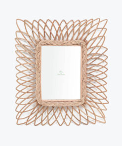 Rectangular Rattan Decorative Mirror R 68 28 001 01