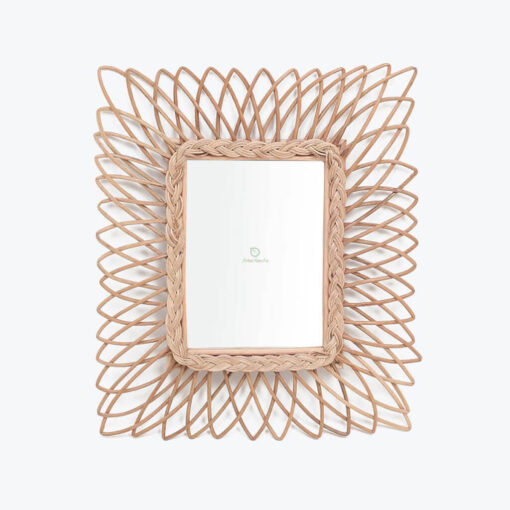 Rectangular Rattan Decorative Mirror R 68 28 001 01