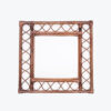 Rectangular Rattan Decorative Wall Mirror RI 30 15 003 01