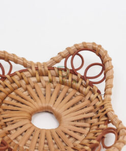 Round Rattan Drink Coaster R 09 03 068 01