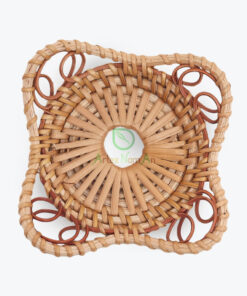Round Rattan Drink Coaster R 09 03 068 01