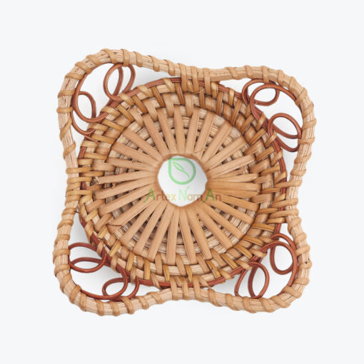 Round Rattan Drink Coaster R 09 03 068 01