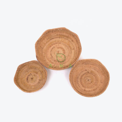 Round Rattan Fruit Storage Tray R 48 05 001 02