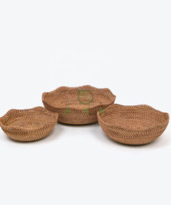Round Rattan Fruit Storage Tray R 48 05 001 02