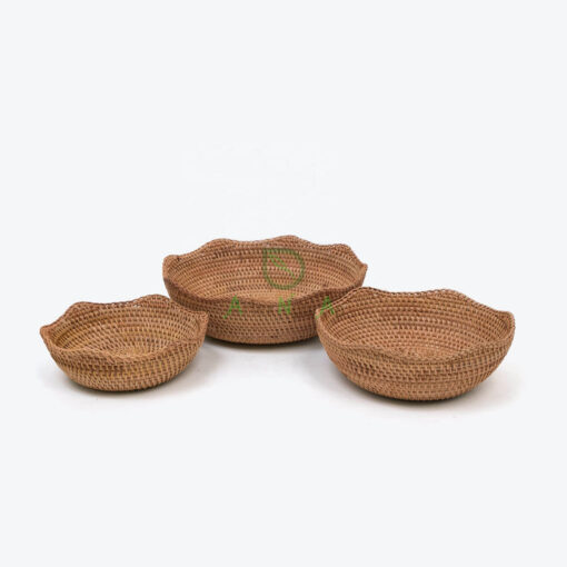 Round Rattan Fruit Storage Tray R 48 05 001 02