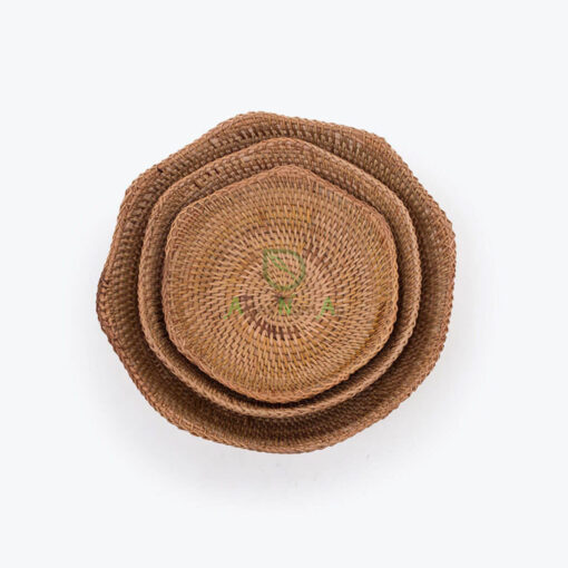 Round Rattan Fruit Storage Tray R 48 05 001 02