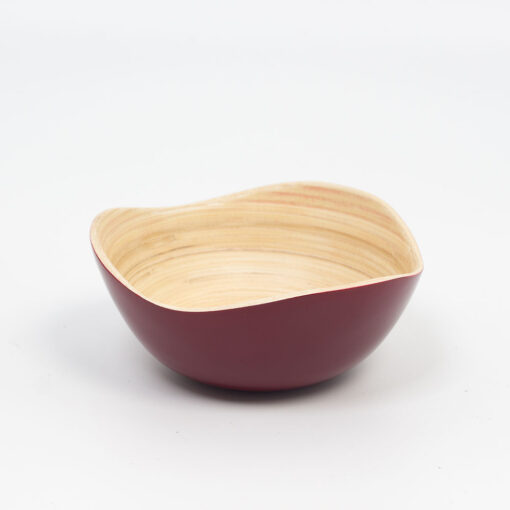 Natural Bamboo Serving Bowl for Fruits & Salads