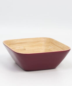 Natural Bamboo Serving Bowl for Fruits & Salads