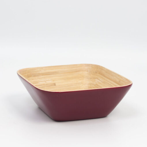 Natural Bamboo Serving Bowl for Fruits & Salads