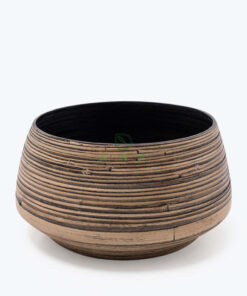 Natural Bamboo Mini Flower Pots & Planters Also Succulent Planter Pot Wholesale