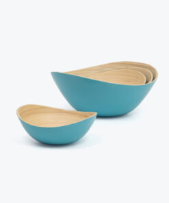 Eco Friendly Oval Bamboo Bowls Salad Bowls For Kitchen Tableware