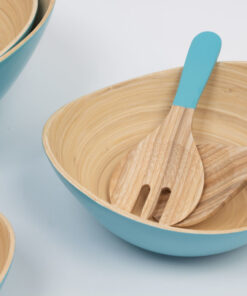 Eco Friendly Oval Bamboo Bowls Salad Bowls For Kitchen Tableware