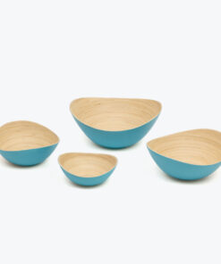 Eco Friendly Oval Bamboo Bowls Salad Bowls For Kitchen Tableware