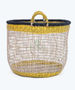Round Woven Seagrass Laundry Basket Also Storage Basket From Vietnam