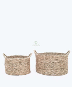 Vietnam Handicraft Laundry Basket With Handles Wholesale