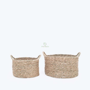 Vietnam Handicraft Laundry Basket With Handles Wholesale