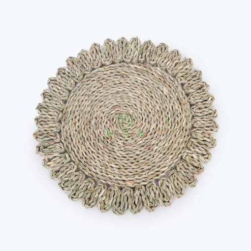 Vietnam Wholesale Small Natural Handmade Seagrass Floor Door Mat Carpets Rugs For Home Decor