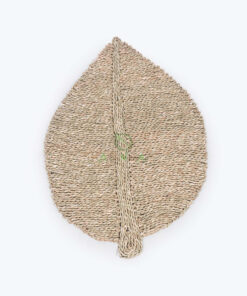 Natural Leaf Shape Seagrass Modern Rugs Carpets Living Room
