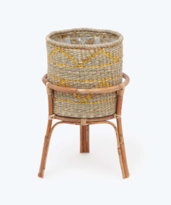 Natural Seagrass Flower Pots & Planters Round Also Woven Indoor Planter Pots Plants With Stand Wholesale
