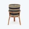Natural Woven Plant Stand With Seagrass Plant Pot To Buy In Bulk