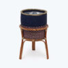 Eco Friendly Seagrass Indoor Pots For Plant With Stand For Wholesale