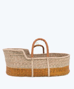 seagrass moses basket baby