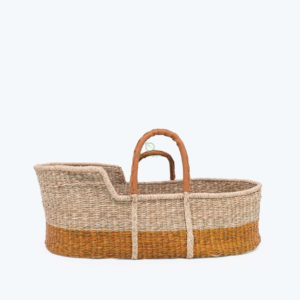 seagrass moses basket baby
