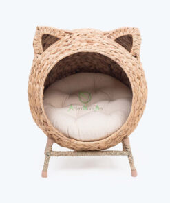 Natural Woven Water Hyacinth Pet Cat Dog House Also Bed Cages From Vietnam