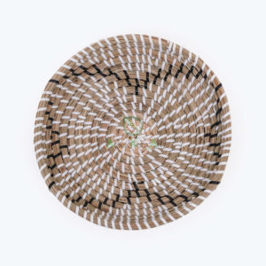 Eco-friendly Round Seagrass Woven Decorative Plates also Wall Basket for Home Decor