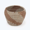 Handcrafted Mini Woven Seagrass Indoor Succulent Pot For Home Decor