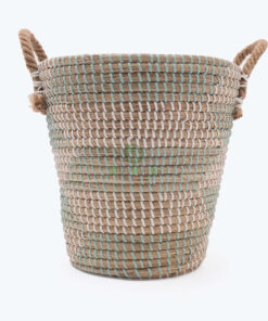 Natural Seagrass Flower Pots & Planters With Handles