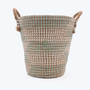 Natural Seagrass Flower Pots & Planters With Handles