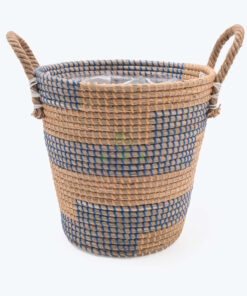 Eco Friendly Seagrass Pots Flowers For Home Decoration
