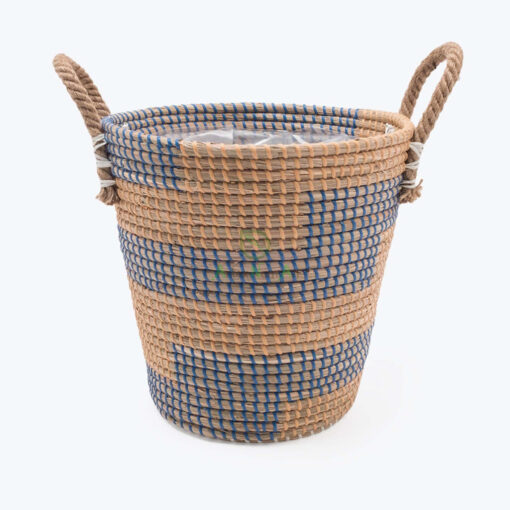 Eco Friendly Seagrass Pots Flowers For Home Decoration