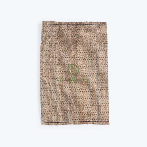 Natural Vintage Rectangular Wicker Seagrass Mat For Home Decor
