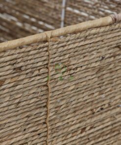 Eco-friendly Woven Cube Seagrass Clothes Storage Basket With Handle Also Toy Storage Basket