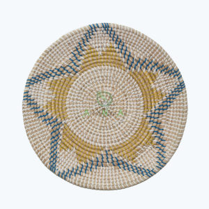 Seagrass Boho Wall Hanging Woven Plate Basket For Wall Decor And Home Decoration