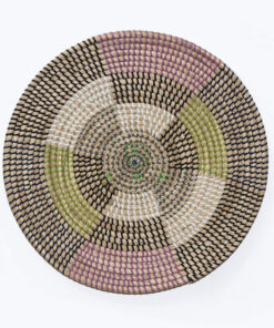 Handwoven Round Seagrass Wall Hanging Basket also Decorative Plates for Home Decor