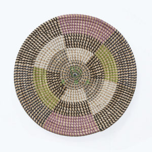 Handwoven Round Seagrass Wall Hanging Basket also Decorative Plates for Home Decor