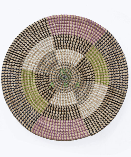 Handwoven Round Seagrass Wall Hanging Basket also Decorative Plates for Home Decor